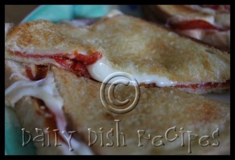 Grilled Pizza Sandwiches