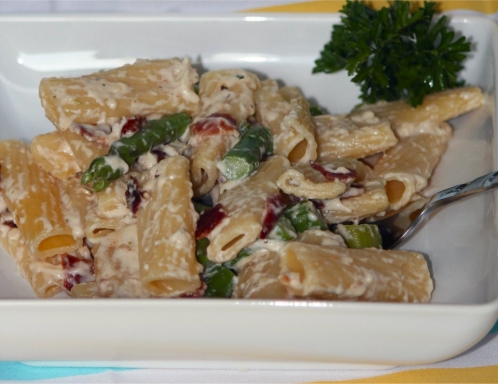 Rigatoni with Bacon and Asparagus Recipe