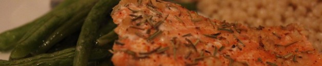 Garlic and Rosemary Roasted Salmon