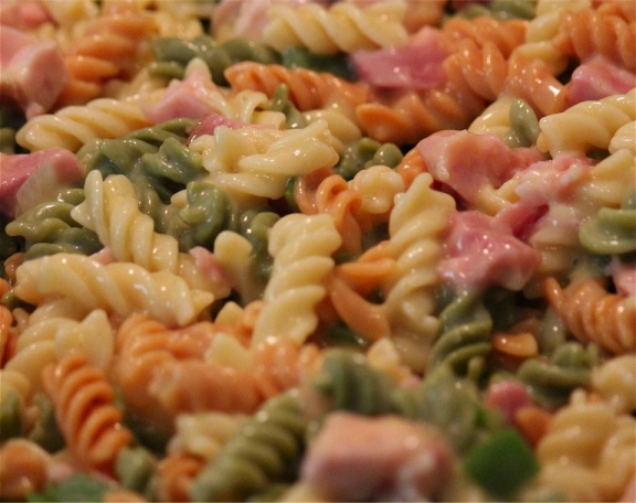 ham and noodle pasta