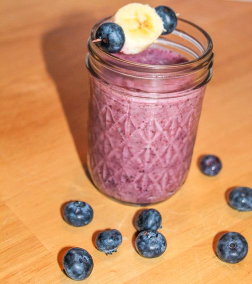 Blueberry and Banana Smoothie
