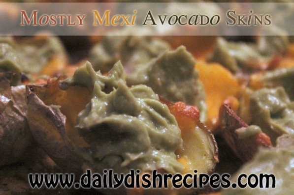 Mostly Mexi Mini Avocado Potato Skins