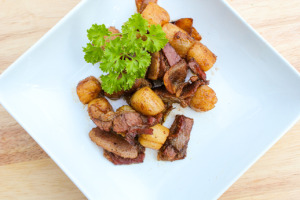 Bacon and Sea Scallops