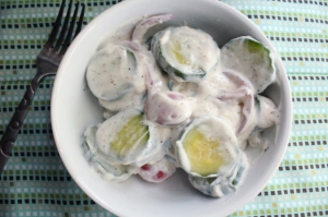 Creamy Cucumber Salad