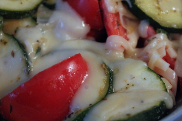 zucchinirecipe2(pp w630 h420) Zucchini Tomato Summer Vegetable Salad