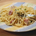 Creamy Ham Linguine 150x150 Main Dish