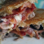roast beef and bacon grilled sandwich 2 150x150 Main Dish