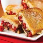 Brie and Raspberry Panini with Hazelnut Spread 150x150 Main Dish