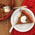 Spiced Pumpkin Pie with a Cinnamon Roll Crust 150x150 Desserts