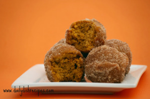 Pumpkin Puff Donut Bites
