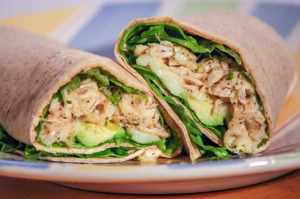 Lemon Pepper Chicken Sandwich Wraps