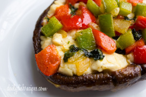 Grilled Portabella Pizzas