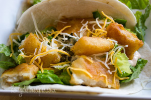Fish Tacos with Baja Cream Sauce