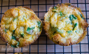 Green Onion Egg & Toast Tarts