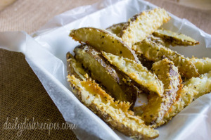 Garlic Parmesan Oregano Oven Fries 3