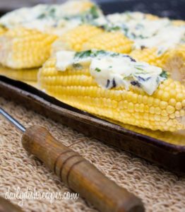 Grilled Corn with Herbed Butter