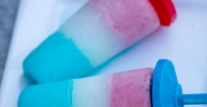 Patriotic Yogurt and Fruit Pops