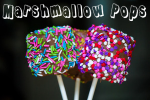 marshmallow pops