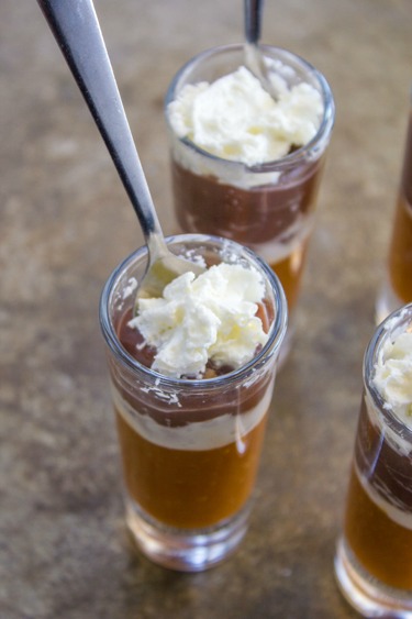 Halloween Chocolate Pumpkin Parfaits