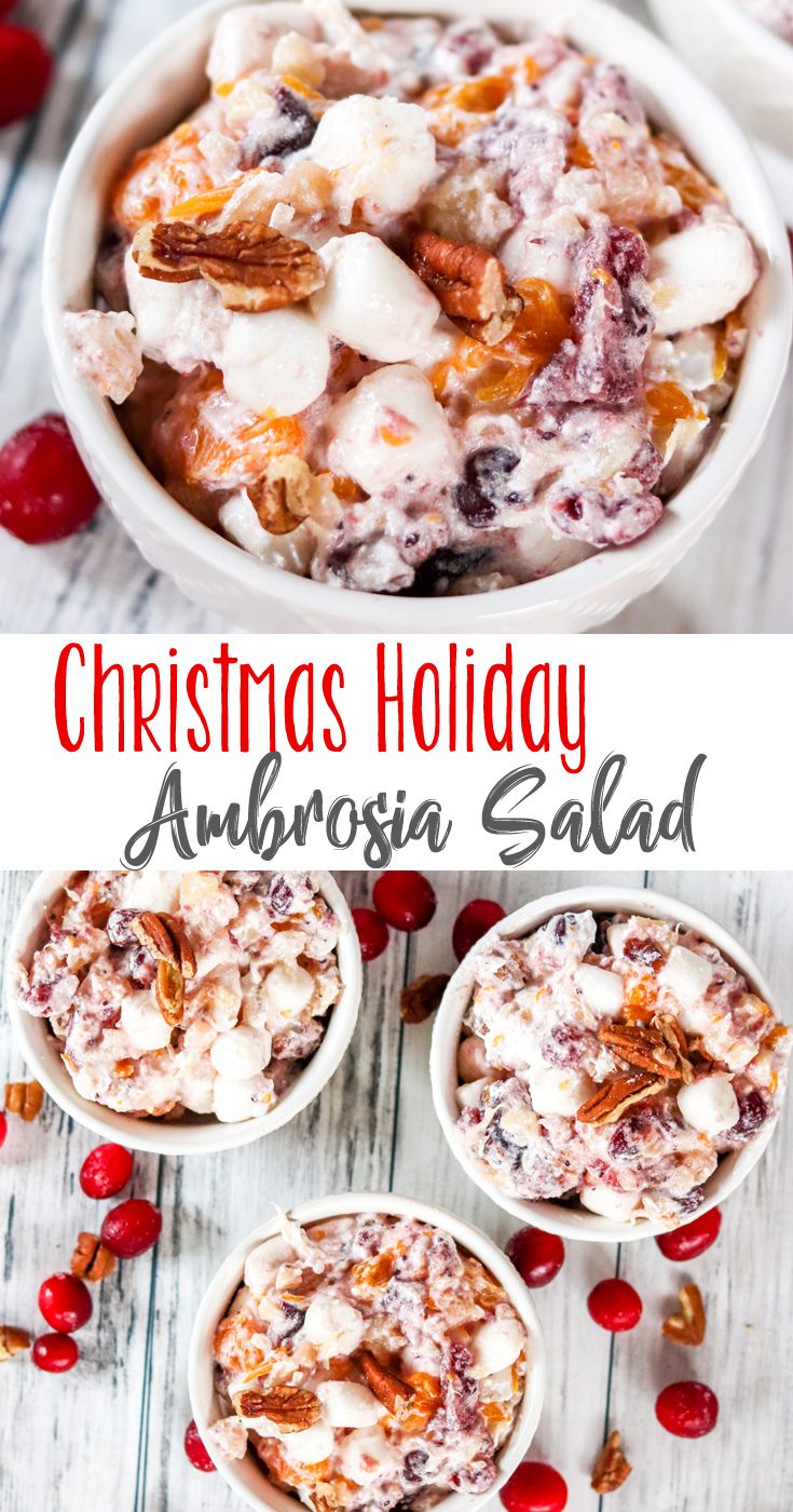 side dish and turned it into the best christmas holiday ambrosia