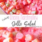 Vintage Cherry Marshmallow Jello Salad