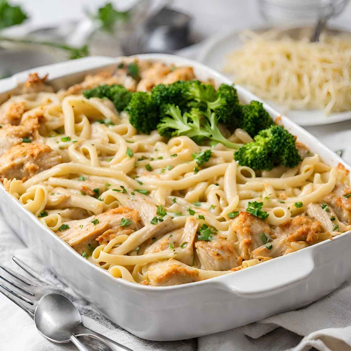 Easy Chicken and Noodles Casserole