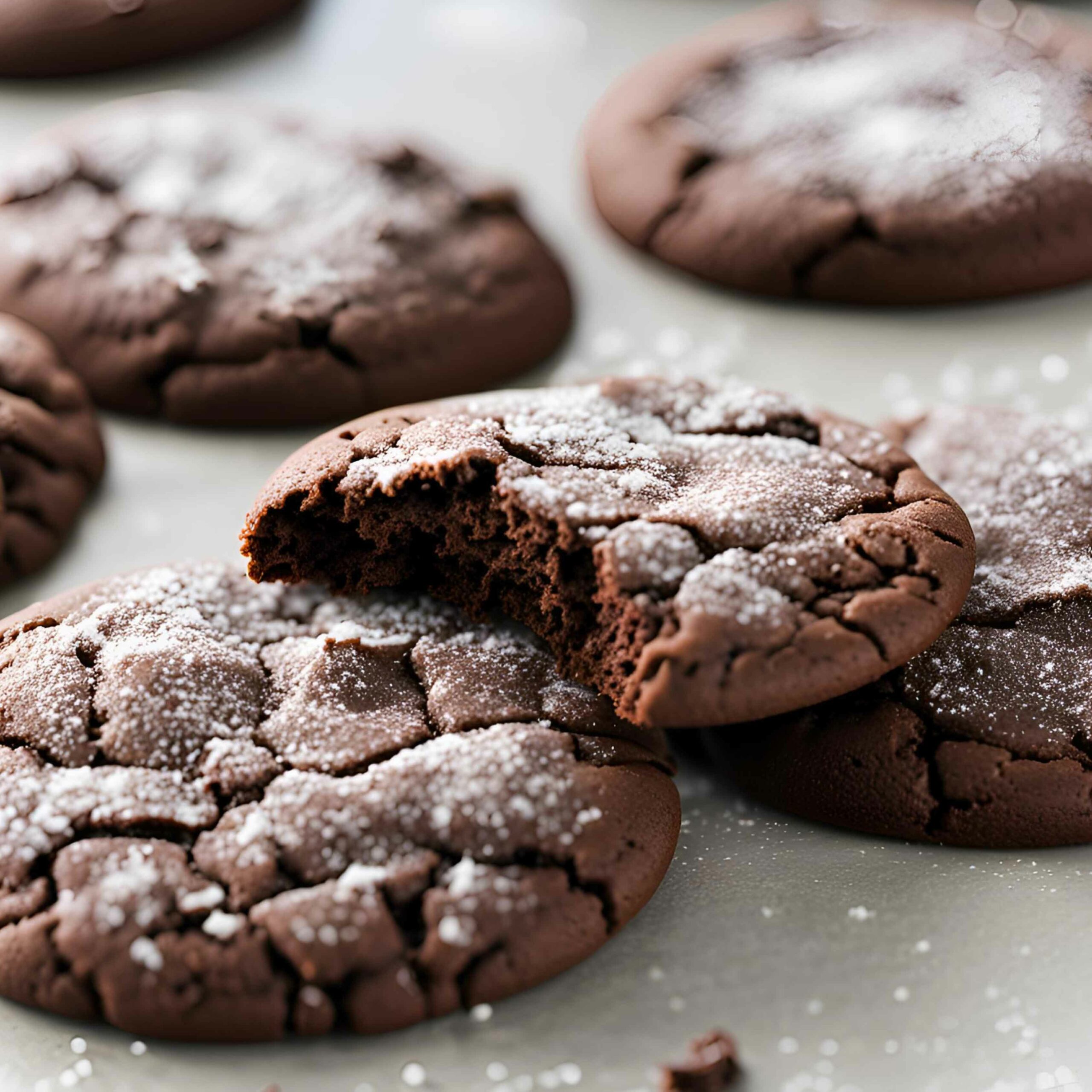 Simple Chocolate Sugar Cookies Featured Image