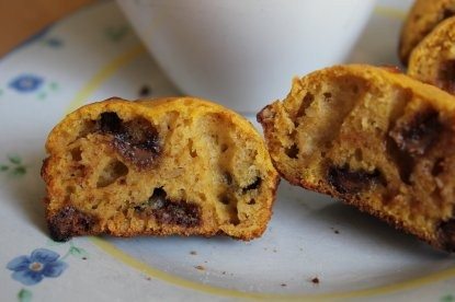 Chocolate Chip Pumpkin Muffins