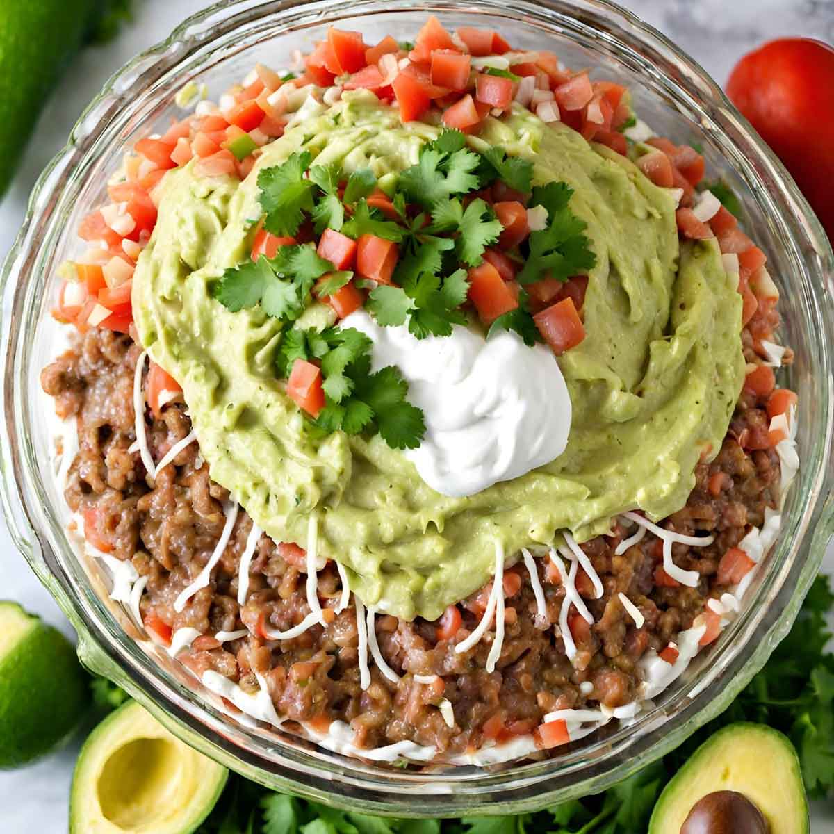 Mexican 5 Layer Dip
