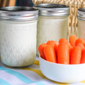 Easy Ranch Dressing with Buttermilk from scratch