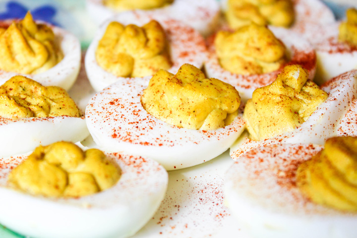 Curry Deviled Eggs