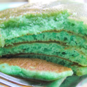 Green Pistachio Pudding Pancakes