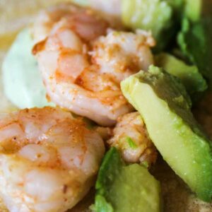 Easy Shrimp Tacos with Jalapeno Ranch Sauce Featured Image