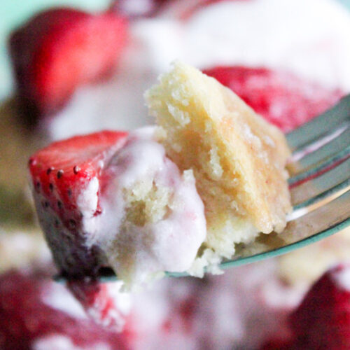 Strawberry Shortcake with Strawberry Whipped Cream