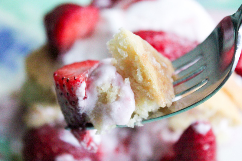 Strawberry Shortcake with Strawberry Whipped Cream