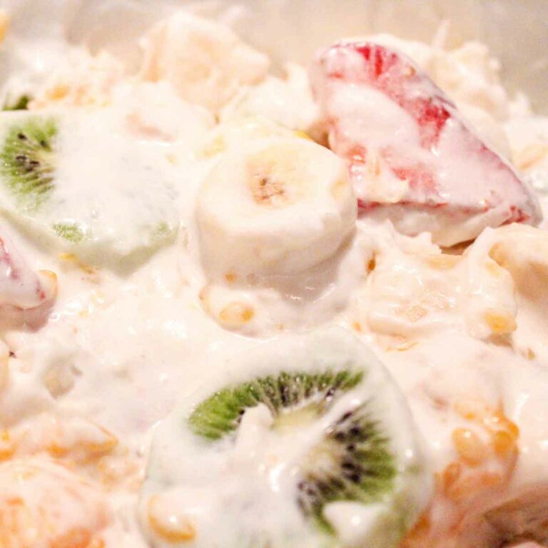 Whipped Coconut Milk Fruit Salad