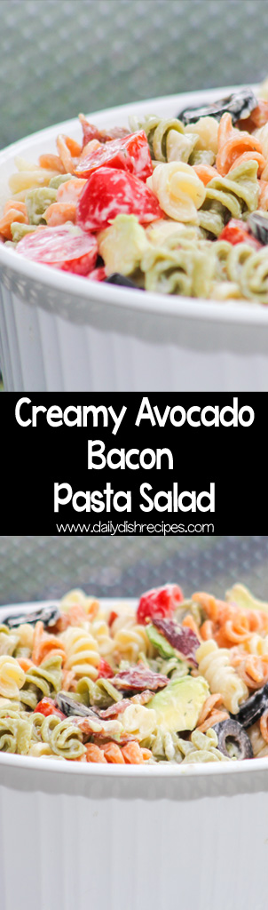 Creamy Bacon Avocado Pasta Salad Recipe - Beat the Heat!