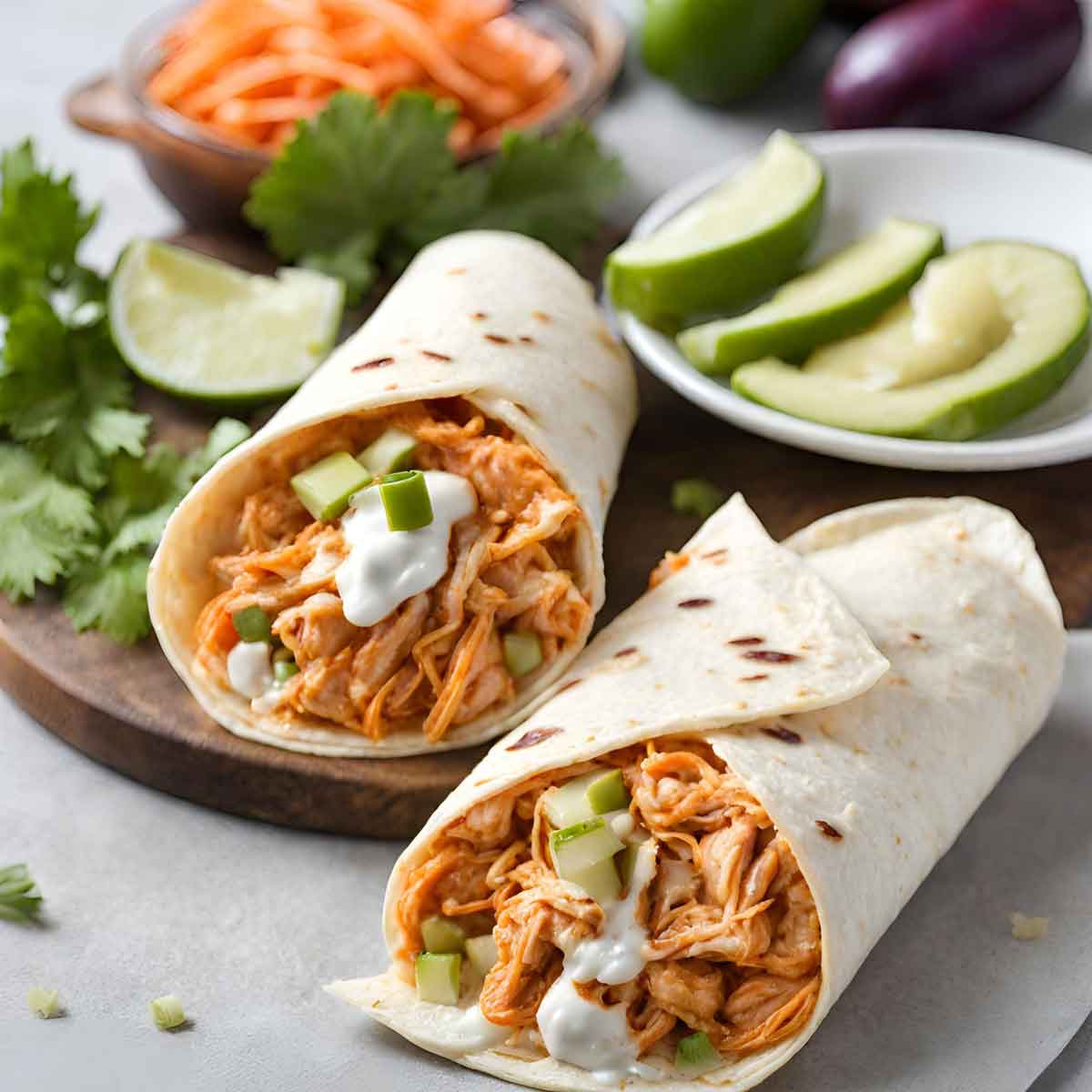 Buffalo Chicken Wraps