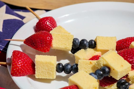 Patriotic Dessert Skewers