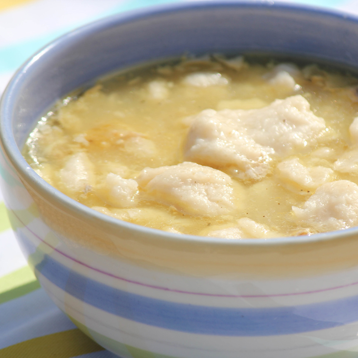 Campfire Chicken and Dumplings