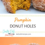 Pumpkin Donut Holes