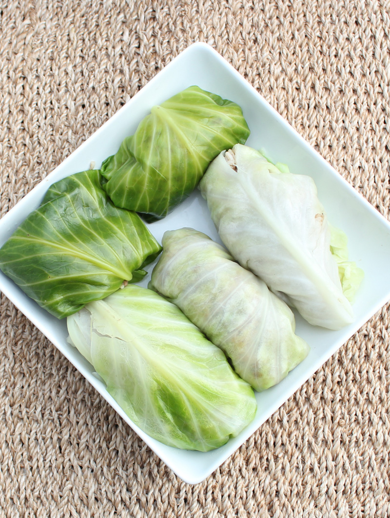 Cabbage Rolls from Leftovers