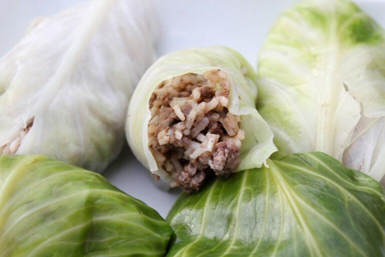 Cabbage Rolls from Leftovers