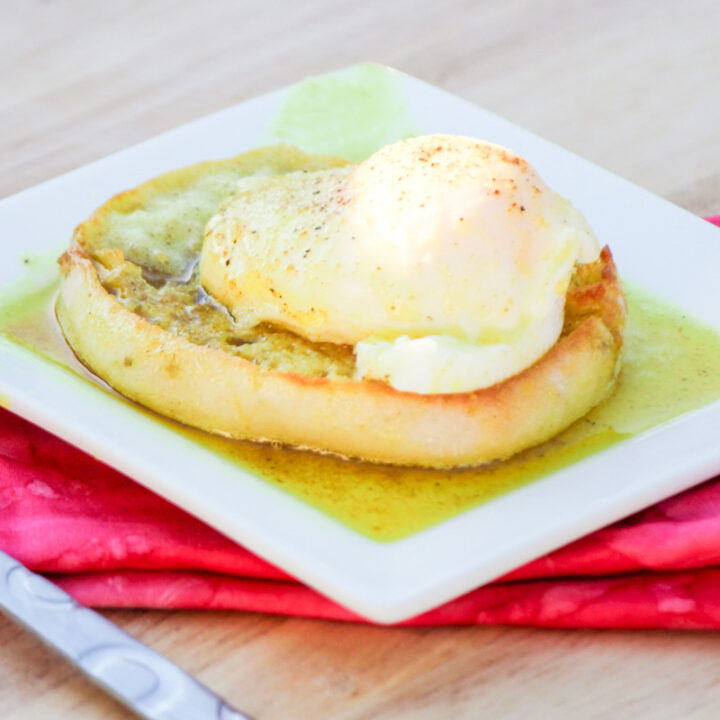 Poached Eggs with Curry Butter