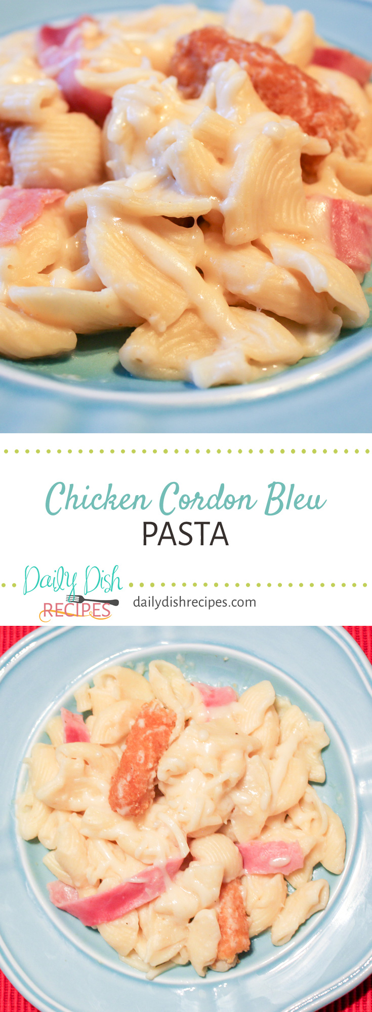 Chicken Cordon Bleu Pasta | Tastes Like the Real Thing!
