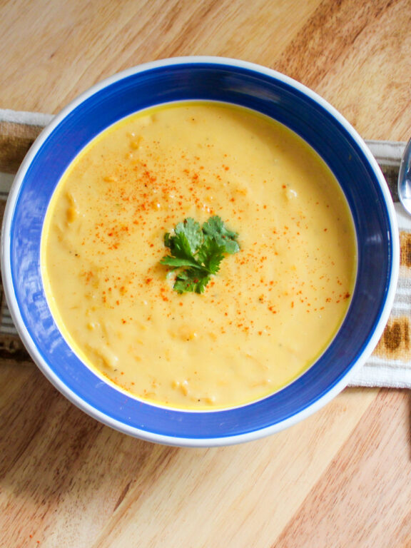 Creamy Cheddar Potato Soup