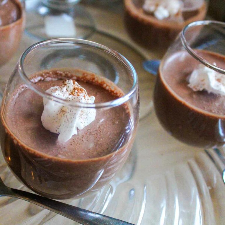 Chocolate Hazelnut Mousse (mousse au chocolat)