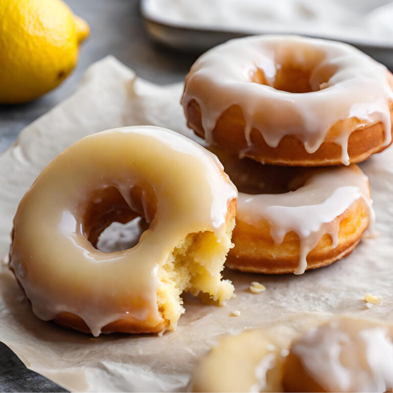 Glazed Lemon Donuts