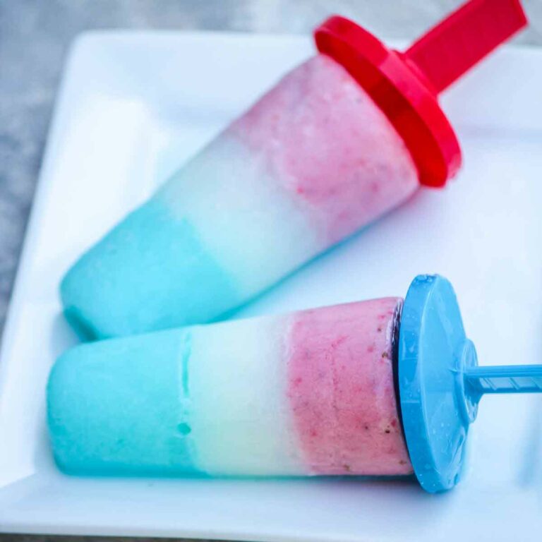 Easy Fruit and Yogurt Popsicles | Fourth of July Recipes