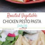 Roasted Vegetable and Chicken Pesto Penne